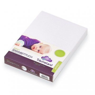 Träumeland prostěradlo do přistýlky bavlna 50 x 100 cm - Weiß