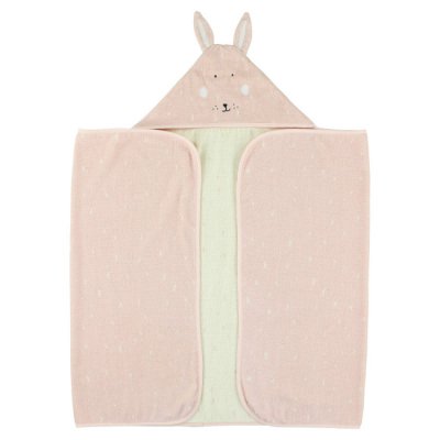 Trixie dětská osuška s kapucí 70 x 130 cm - Mrs. Rabbit