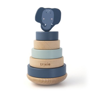 Trixie dřevěné navlékací kroužky - Mrs. Elephant