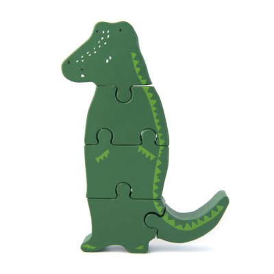 Trixie dřevěné zvířecí tělo puzzle - Mr. Crocodile