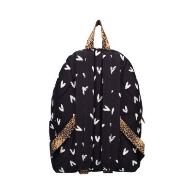 Kidzroom dětský batoh Lucky Me - Black/Hearts - obrázek