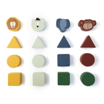 Trixie dřevěná vkládačka geometrických tvarů - obrázek