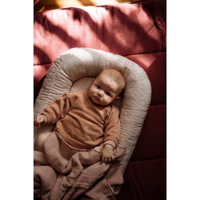 Mimiconcept Mušelínová prošívaná přikrývka - Pomegranate - obrázek