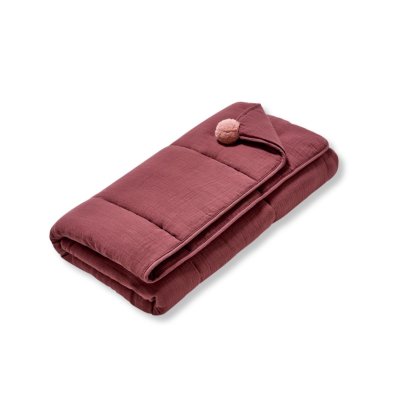 Mimiconcept Mušelínová prošívaná přikrývka - Pomegranate