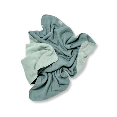 Mimiconcept Oboustranná deka - Mint Green - obrázek