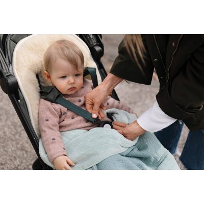 Mimiconcept Oboustranná deka - Mint Green - obrázek