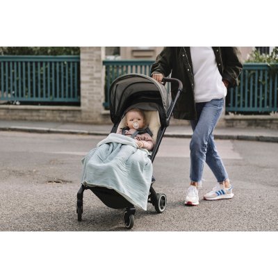 Mimiconcept Oboustranná deka - Mint Green - obrázek