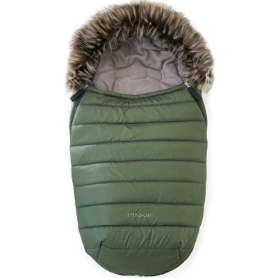 Pinkie zimní fusak s kožíškem - Green