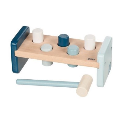 Goki dřevěná zatloukačka Lifestyle - Azur