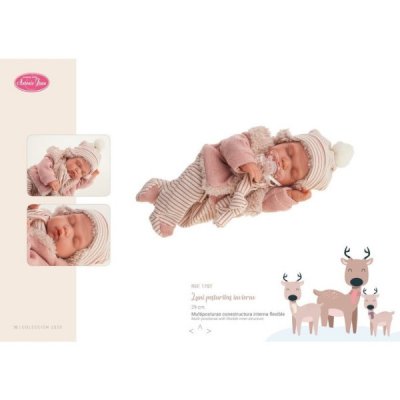 Antonio Juan spící realistická panenka miminko 29 cm - Luni 1787 - obrázek