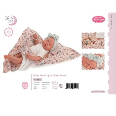 Antonio Juan realistická panenka miminko 40 cm - Nacida 33121 - obrázek