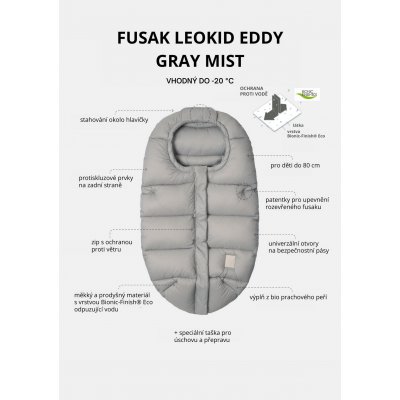 Leokid fusak Eddy - Gray Mist - obrázek
