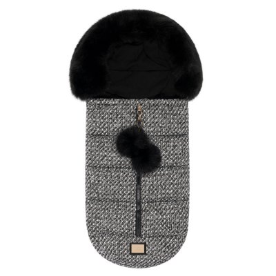Bjällra of Sweden Mini fusak Tweed Premium Colleciton - Black