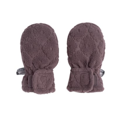 Lodger Mittens Folklore Fleece Mauve - 0 - 12 měsíců