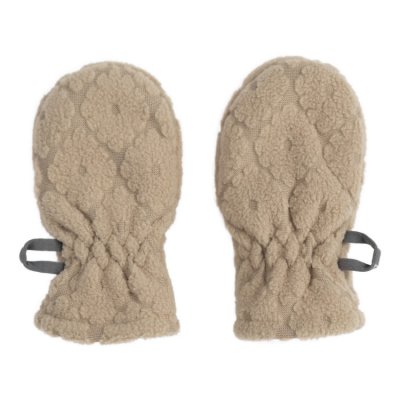 Lodger Mittens Folklore Fleece Beige - 0 - 12 měsíců - obrázek