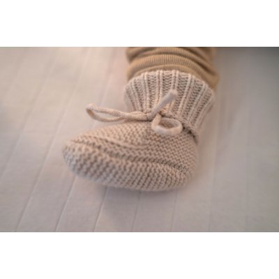 Lodger Capáčky Merino - Beige, vel. 0 - 6 měsíců - obrázek