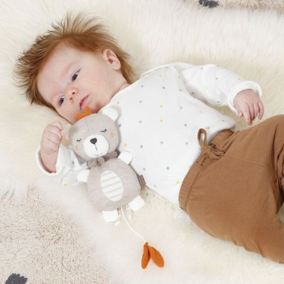Baby Fehn hrací hračka FehnNatur 2.0 - Medvídek - obrázek