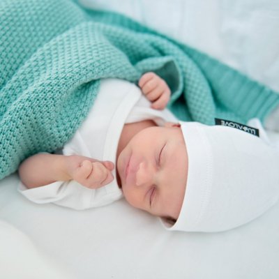 Lullalove bambusová dečka 80 x 100 cm - Šalvěj - obrázek