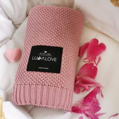 Lullalove bambusová dečka 80 x 100 cm - Pivoňka - obrázek