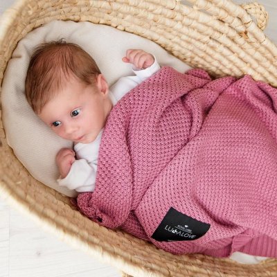 Lullalove bambusová dečka 80 x 100 cm - Pivoňka - obrázek