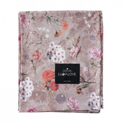 Lullalove bambusová přikrývka 100 x 150 cm - Kytice