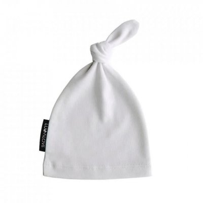 Lullalove kojenecká bavlněná čepička - Šedá, vel. 3 - 9 měsíců