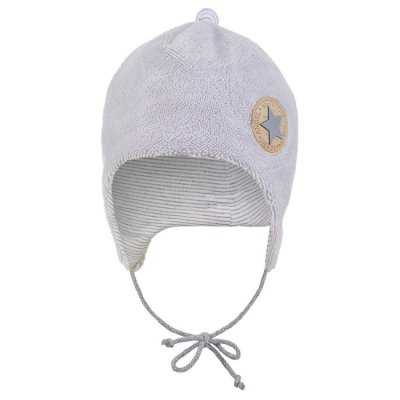 Little Angel čepice Mazlík Bambus Outlast® - Sv. šedá, vel. 2