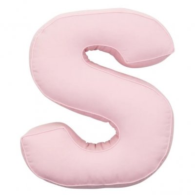 Betty´s Home bavlněné písmeno S - Pink