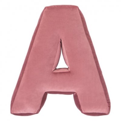Betty´s Home sametové písmeno A - Old Rose