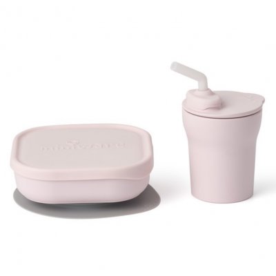 Miniware Set Sip + Snack - Cotton Candy/Cotton Candy