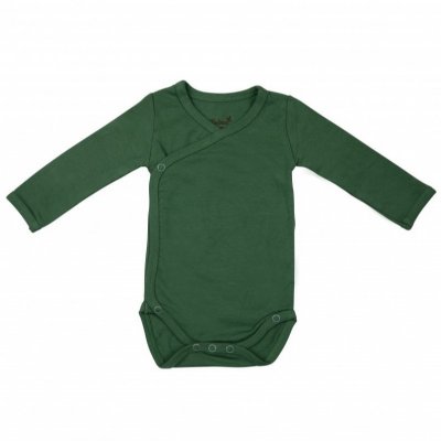 Timboo body s dlouhým rukávem Newborn - Aspen Green, vel. 50/56