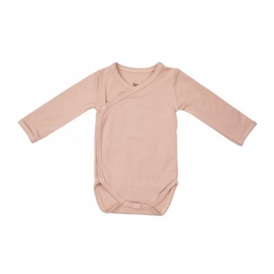 Timboo body s dlouhým rukávem - Misty Rose, vel. 74/80