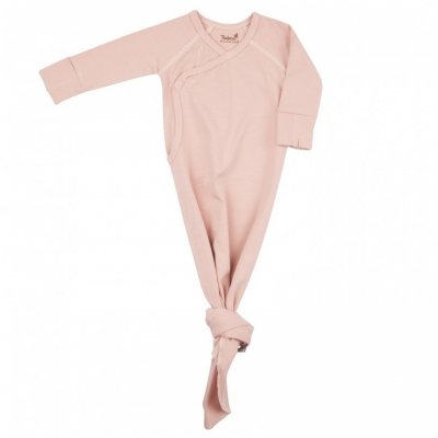 Timboo novorozenecký overal s uzlem - Misty Rose