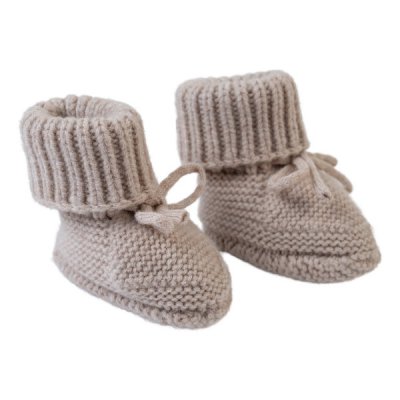 Lodger novorozenecký zimní set Folklore Merino Wool Beige - 3 - 6 měsíců - obrázek