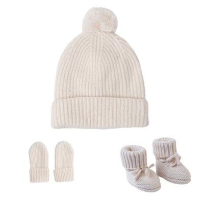 Lodger novorozenecký zimní set Folklore Merino Wool Birch - 0 - 3 měsíce