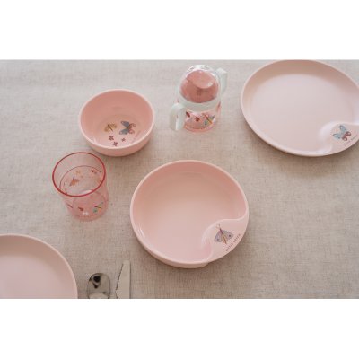 Little Dutch dětská miska - Květiny a motýli - obrázek