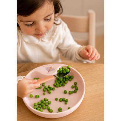 Little Dutch dětský talíř - Květiny a motýli - obrázek