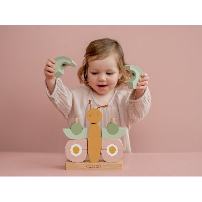 Little Dutch dřevěný skládací motýl - obrázek