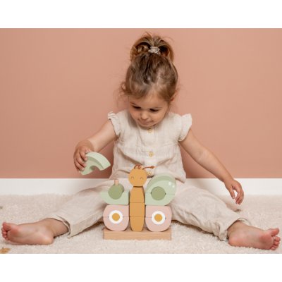 Little Dutch dřevěný skládací motýl - obrázek