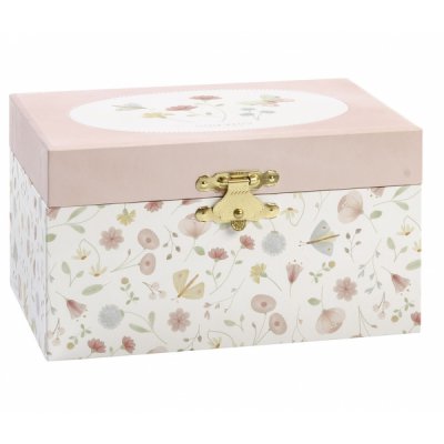 Little Dutch hrající šperkovnice - Květiny a motýli - obrázek