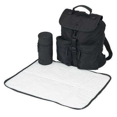 BabaBing přebalovací batoh (100% recyklovaný materiál) - Black - obrázek