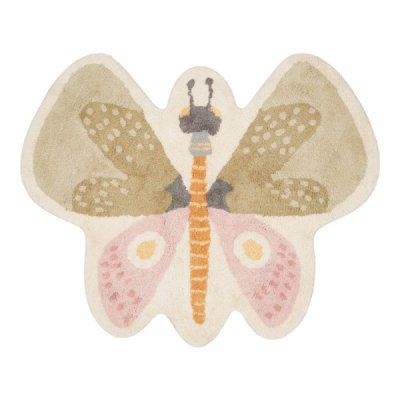 Little Dutch koberec Motýl - 94 x 110 cm