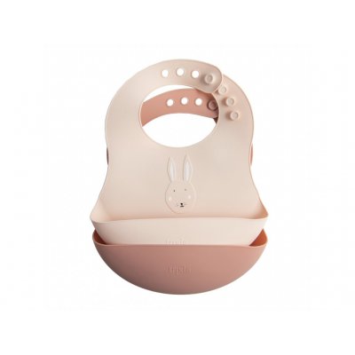 Trixie silikonové bryndáky 2 ks - Mrs. Rabbit