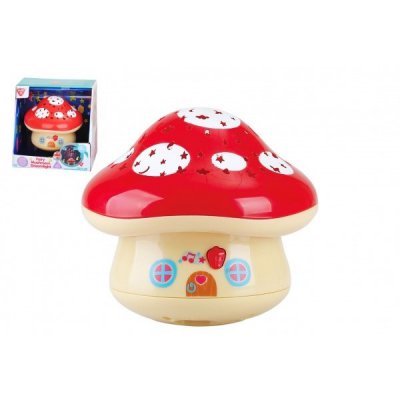 Teddies houba projekční plast se světlem a zvukem