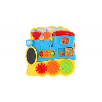 Teddies vláček edukační s aktivitami se světlem a zvukem - obrázek