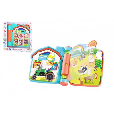 Teddies knížka hrací edukační se zvukem