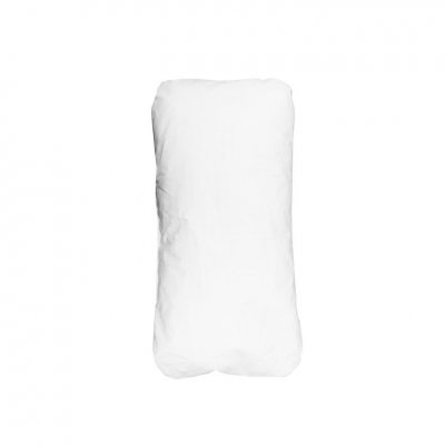Aesthetic péřové hnízdo/podložka pro miminka - bavlněný úplet s elastenem - Bílá