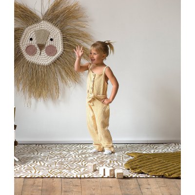 Toddlekind Organic Leaf Mat Hrací deka - Sand Castle - obrázek