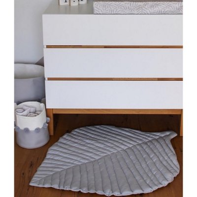 Toddlekind Organic Leaf Mat Hrací deka - Stone - obrázek