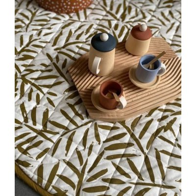 Toddlekind Organic Luxe Mat Hrací deka - Sand Castle - obrázek